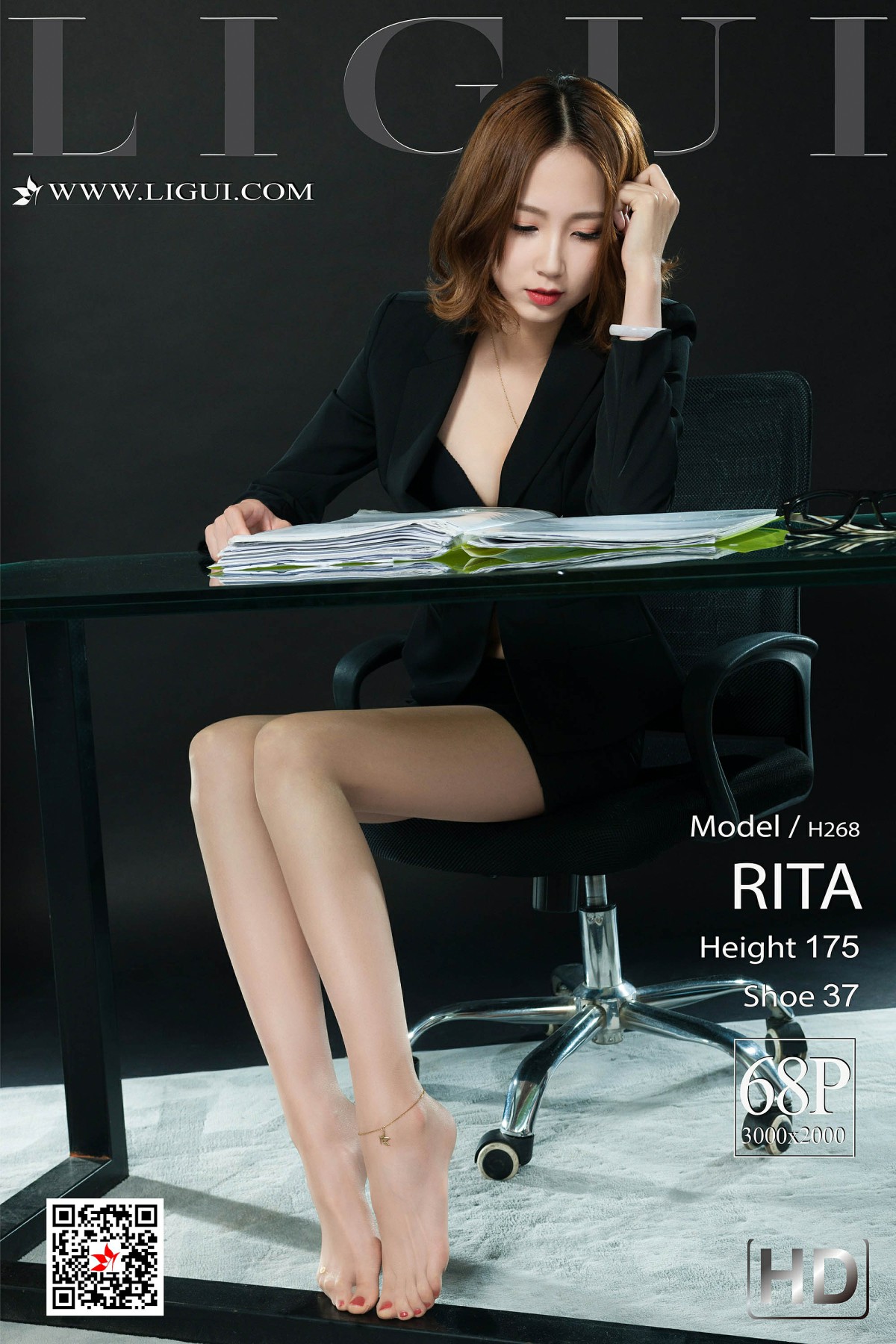[Ligui丽柜]2019.10.21 网络丽人 Model《职场新秀》-RITA