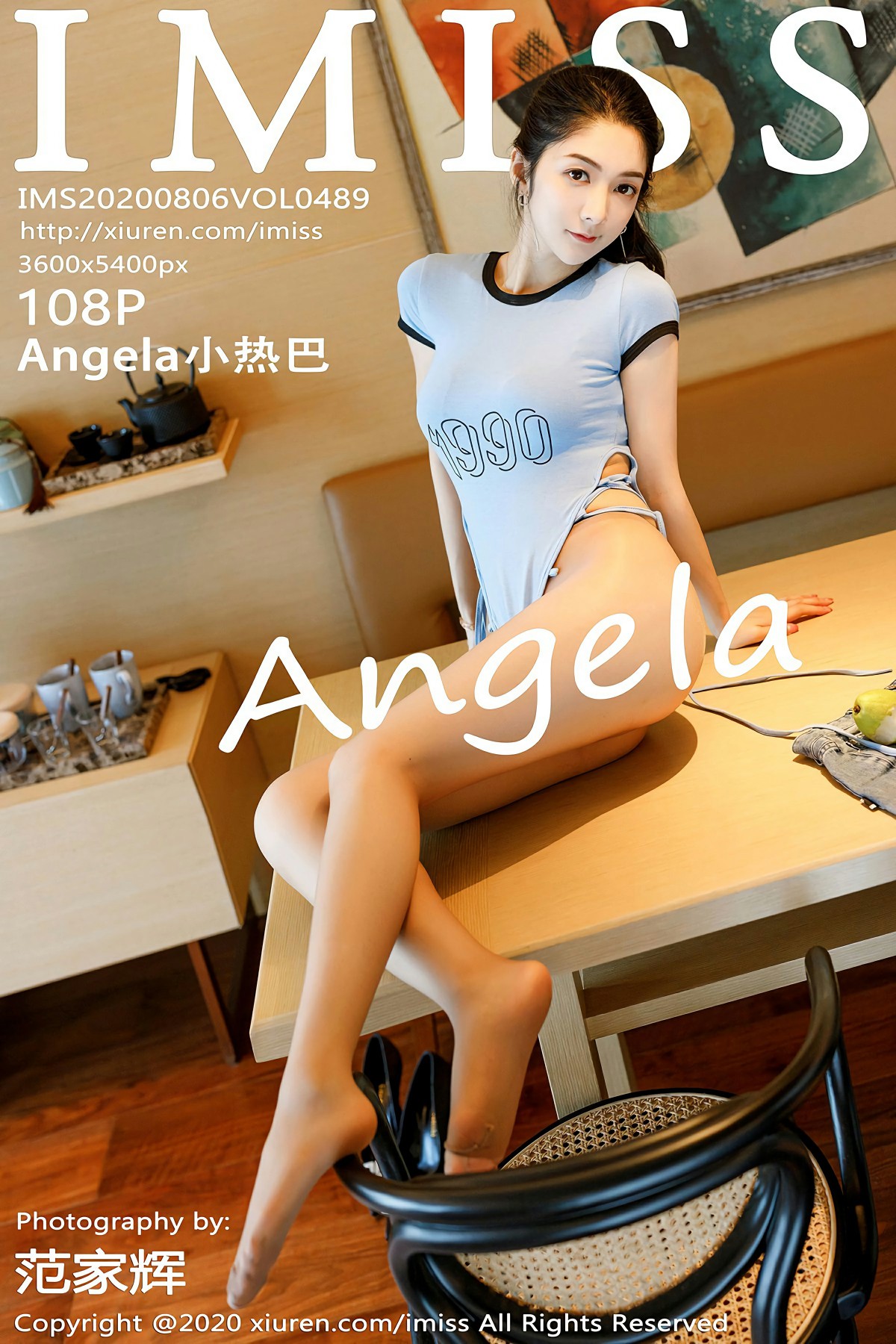 [IMISS爱蜜社] 2020.08.06 VOL.489 <strong>Angela小热巴</strong>