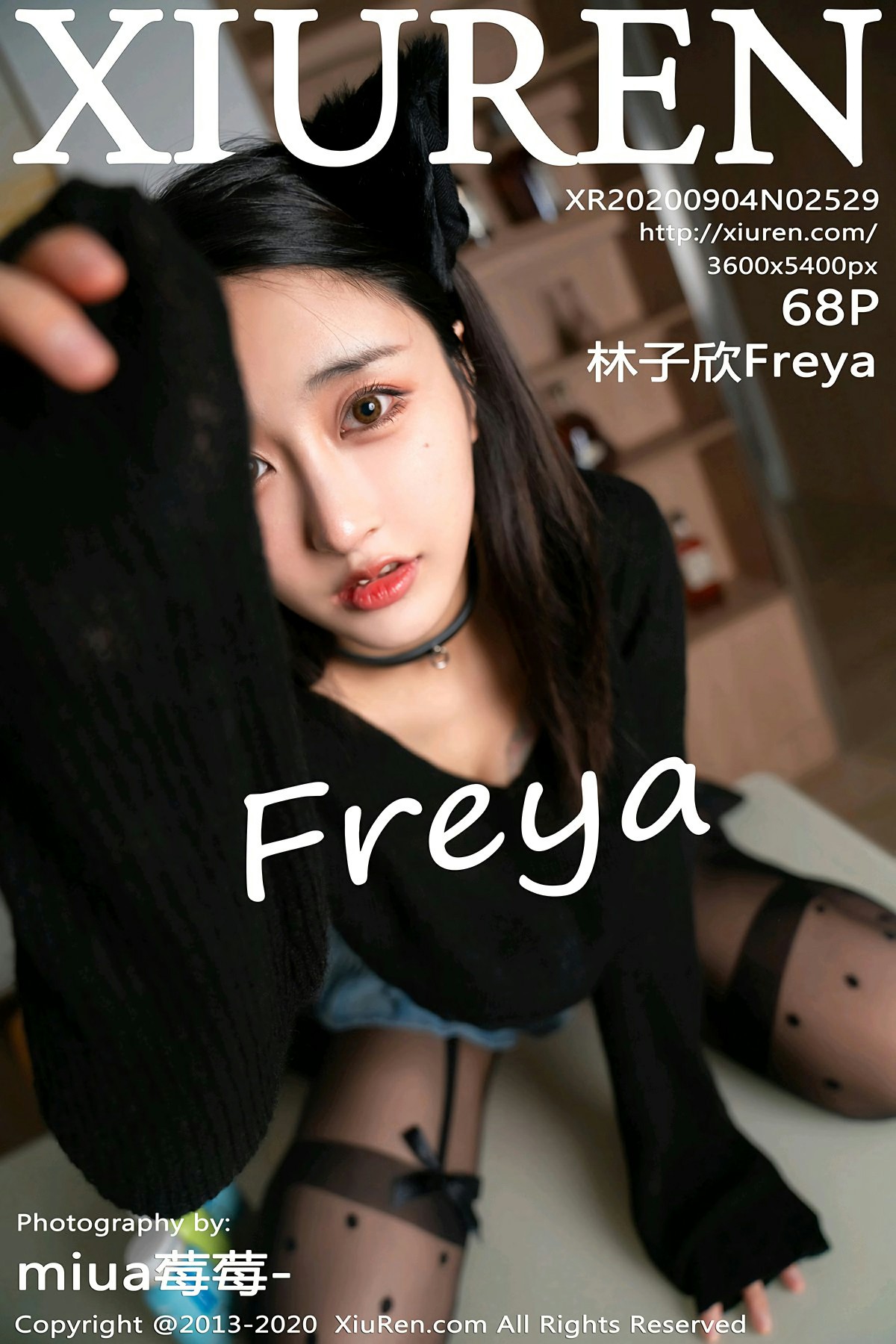 [XiuRen秀人网] 2020.09.04 No.2529 林子欣Freya 黑猫变身