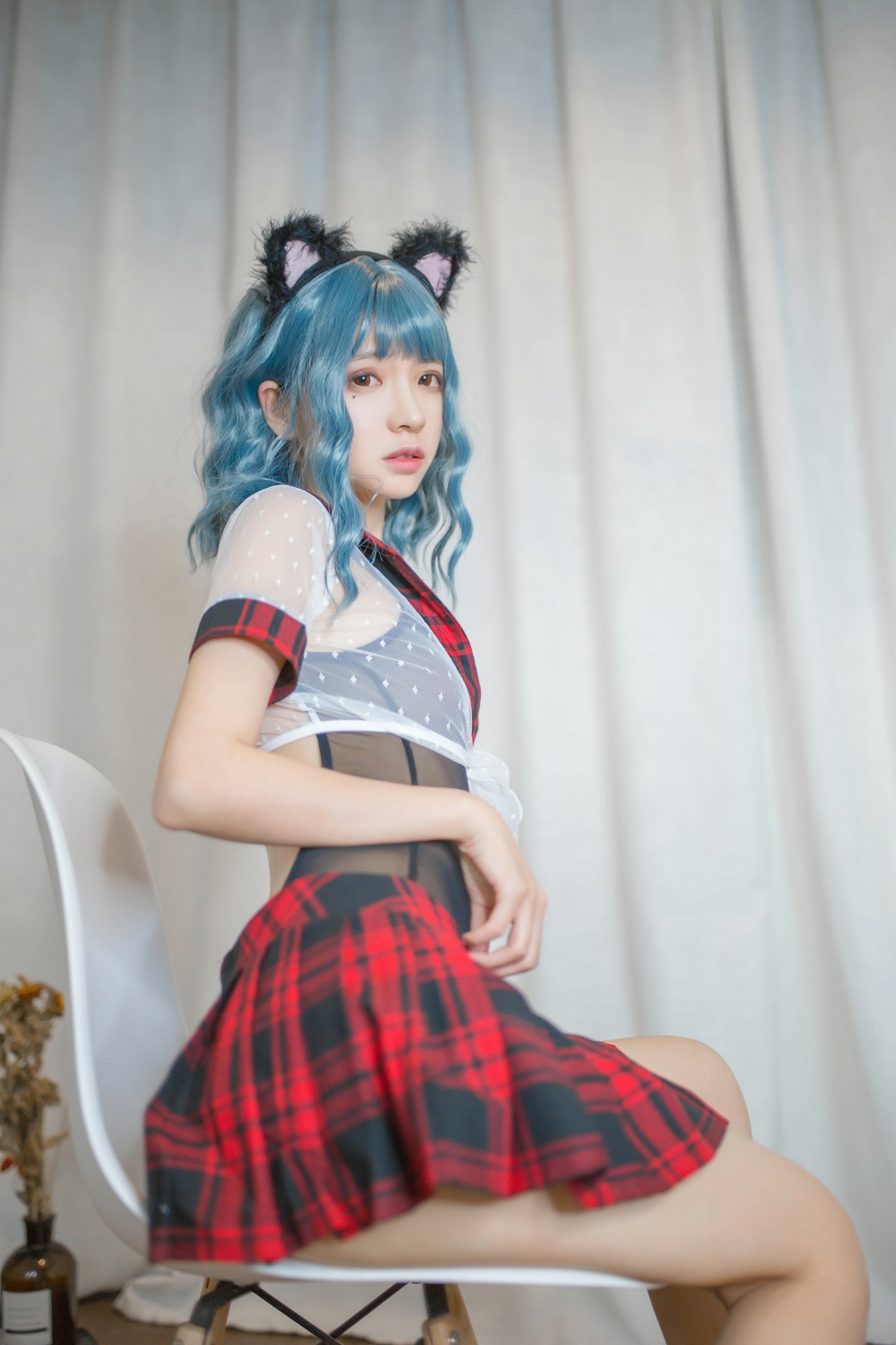 [Cosplay]疯猫ss - 蓝发
