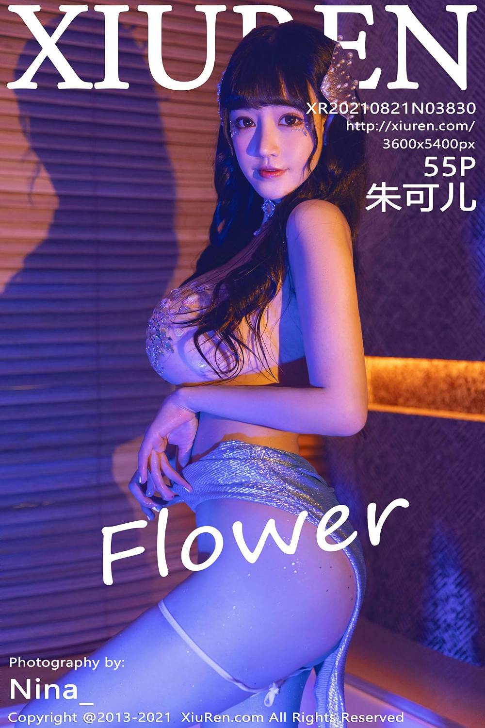 [XiuRen秀人网] 2021.08.21 No.3830 朱可儿Flower