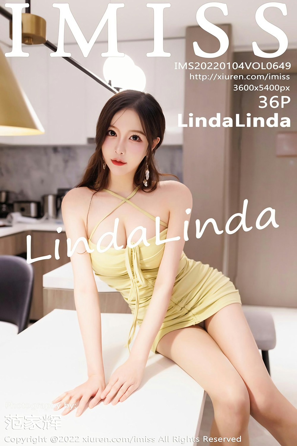 [IMISS爱蜜社] 2022.01.04 VOL.649 LindaLinda 黄色短裙